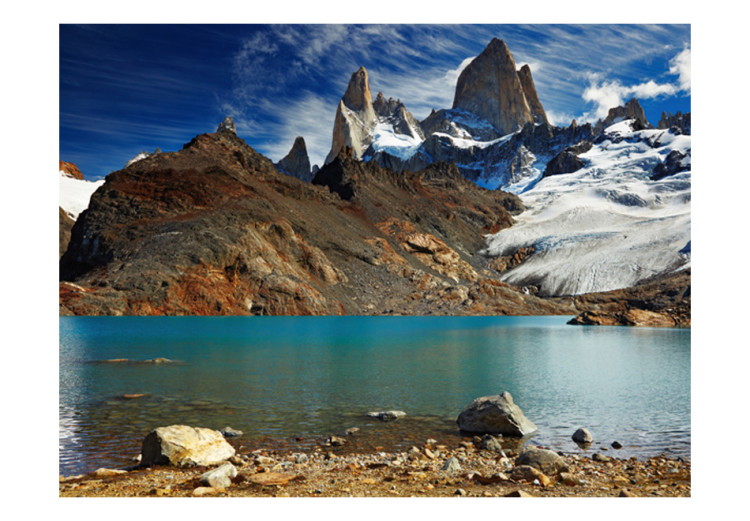 Fototapete Argentinische Patagonien - Winterlandschaft mit Bergen und See 59973 additionalImage 1