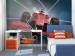 Vlies Fototapete Motorsportrennen - Rotes Formel-1-Auto für Jugendliche 61134