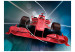 Vlies Fototapete Motorsportrennen - Rotes Formel-1-Auto für Jugendliche 61134 additionalThumb 1