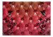 Fototapete Rote Majestät - Textur imitiert Ledermuster mit Mustern 61015 additionalThumb 1