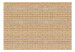 Vliestapete Elegante Mauer - Hintergrund mit beigem Ziegelmuster und 3D-Verzierung 60946 additionalThumb 1