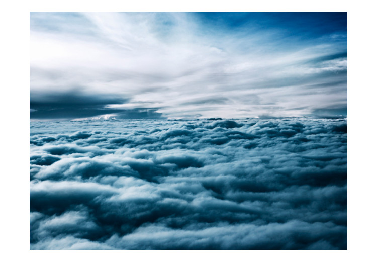 Fototapete Auf den Wolken gehen - Himmel voller dichter und gewittriger Wolken 59856 additionalImage 1