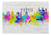 Vliestapete Farben der Stadt - bunte Abstraktion von New York mit Freiheitsstatue 59776 additionalThumb 1