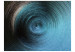 Fototapete Abstrakter Hintergrund - Blauer Wasserring mit Farbwechseleffekt 60996 additionalThumb 1