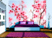 Vlies Fototapete Symbol Japans - Kirschblüten - Heller japanischer Blumenmotiv 60657
