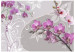 Vliestapete Flug der purpurroten Orchideen - Blumen mit fantasievollen Elementen 60298 additionalThumb 1