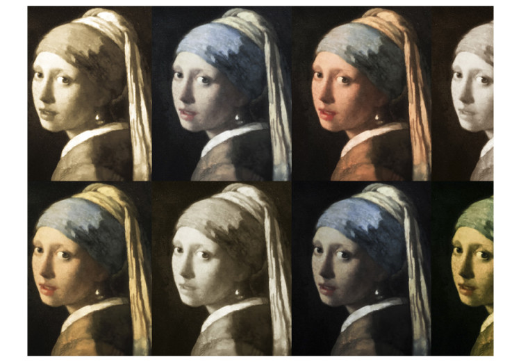 Fototapete Girl with a pearl earring (Pop art) 61209 additionalImage 1