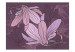 Vliestapete Violette Magnolien - Fantasie mit Magnolienblüten einfarbig 60739 additionalThumb 1