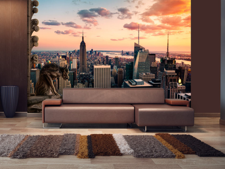 Vliestapete Stadtarchitektur - Wolkenkratzer in New York USA bei Sonnenuntergang 59759
