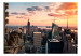 Vliestapete Stadtarchitektur - Wolkenkratzer in New York USA bei Sonnenuntergang 59759 additionalThumb 1
