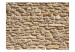 Fototapete Alte Steinwand - Sandfarbenes Mauerhintergrundmuster aus Stein 60989 additionalThumb 1
