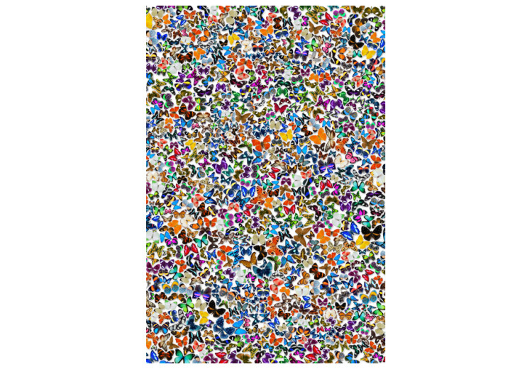 Fototapete Bunte Natur - bunter Hintergrund voller Schmetterlinge für Kinder 61289 additionalImage 1